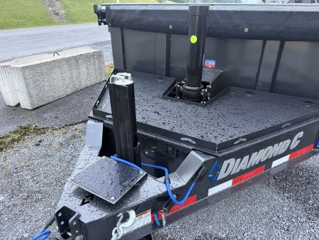 New 2027 Diamond C LPT207 TELESCOPIC Dump Trailer 82”X16’ PACESETTER , HYDRO JACK, SOLAR CHARGER ,WIRELESS REMOTE