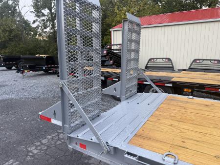 New 2027 Diamond C LPX210 EQUIPMENT TRAILER **ABS BRAKES**82”X22’ EXTRA WIDE STAND UP RAMPS 18 PLY TIRES