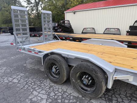 New 2027 Diamond C LPX210 EQUIPMENT TRAILER **ABS BRAKES**82”X22’ EXTRA WIDE STAND UP RAMPS 18 PLY TIRES
