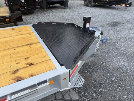 New 2027 Diamond C LPX210 EQUIPMENT TRAILER **ABS BRAKES**82”X22’ EXTRA WIDE STAND UP RAMPS 18 PLY TIRES