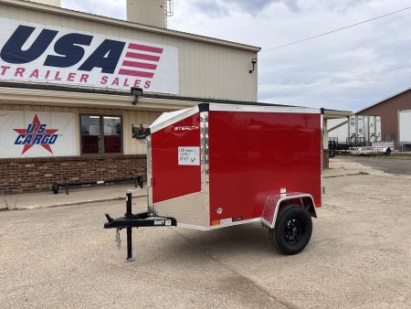 New 2027 Stealth Trailers 4X6 2K w/Barn Door Cargo / Enclosed Trailer