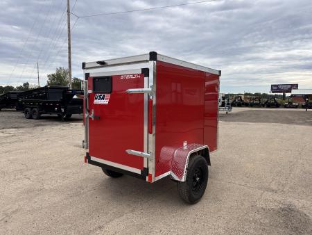 New 2027 Stealth Trailers 4X6 2K w/Barn Door Cargo / Enclosed Trailer