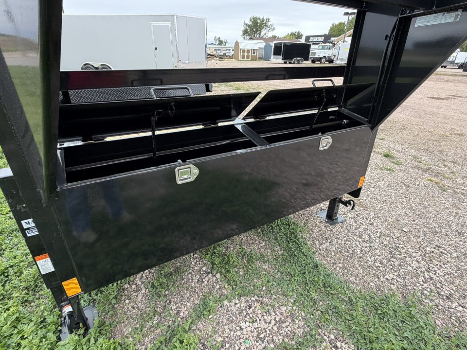 New 2027 Delco Trailers 24' Split deck tilt bed 7000# torsion axles (16 tilt+8'stationary) Equipment TrailerGooseneck