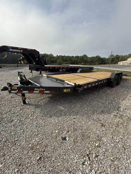 New 2027 Big Tex Trailers 16TI Tilt Trailer, 17.5K GVWR, TOOLBOX, FORK HOLDERS
