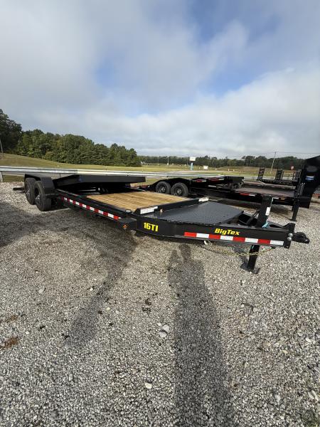 New 2027 Big Tex Trailers 16TI Tilt Trailer, 17.5K GVWR, TOOLBOX, FORK HOLDERS