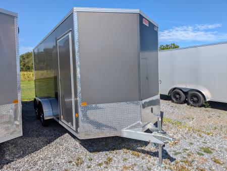 New 2027 E-Z Hauler EZEC7X16 XLT-P Cargo / Enclosed Trailer, 7 FOOT 1 INCH INTERIOR HEIGHT, .080 POLY SIDES, NO CANOPY, TORSION AXLES