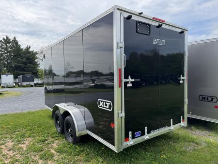 New 2026 E-Z Hauler EZEC7X16 XLT-P Cargo / Enclosed Trailer 7' 1" INTERIOR HEIGHT .080 POLOCORE SIDES FREE ALUMINUM WHEEL UPGRADE SALE ON NOW