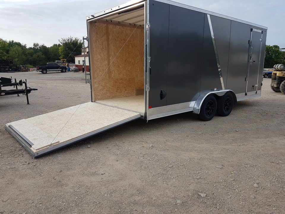 New 2027 DISCOVERY 7.5 x 23 TA2 Aero Lite SE Snowmobile Trailer