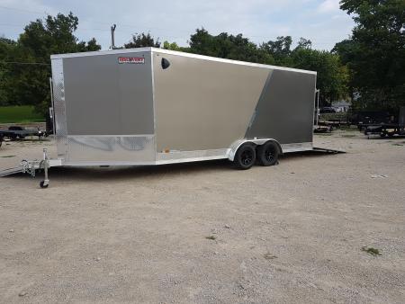New 2027 DISCOVERY 7.5 x 23 TA2 Aero Lite SE Snowmobile Trailer