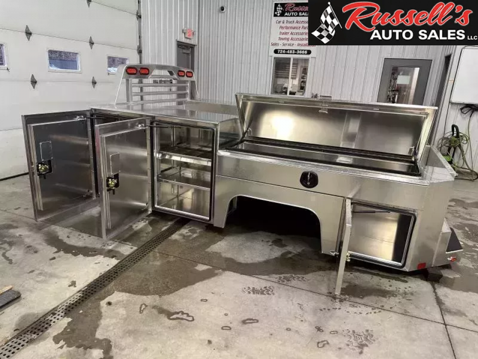 New 2027 Martin Truck Bodies Aluminum Gooseneck Service Body DRW 84" CA Cab and Chassis SMOOTH APPEARANCE Gooseneck Bodies