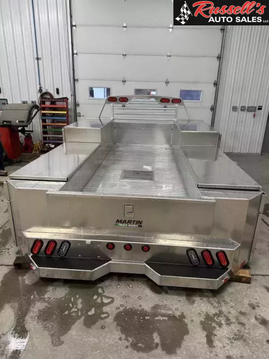New 2027 Martin Truck Bodies Aluminum Gooseneck Service Body DRW 84" CA Cab and Chassis SMOOTH APPEARANCE Gooseneck Bodies