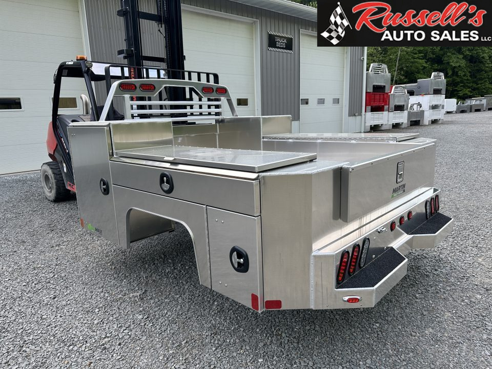 New 2027 Martin Truck Bodies Aluminum Gooseneck Service Body DRW 8' SMOOTH APPEARANCE Gooseneck Bodies