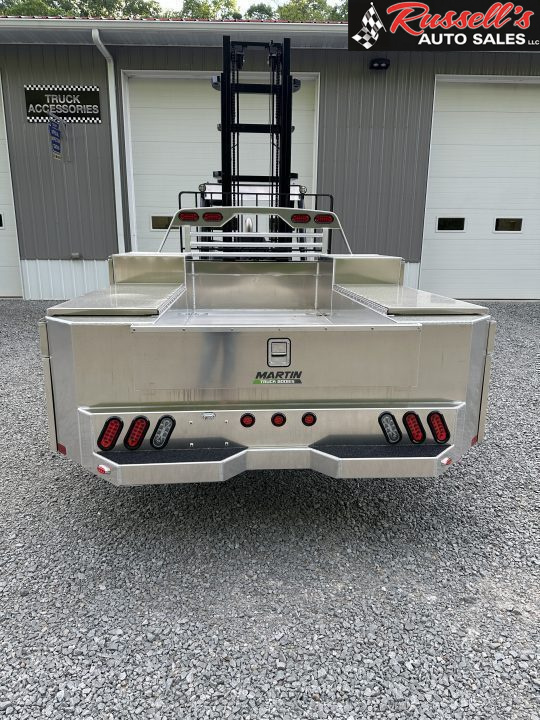 New 2027 Martin Truck Bodies Aluminum Gooseneck Service Body DRW 8' SMOOTH APPEARANCE Gooseneck Bodies