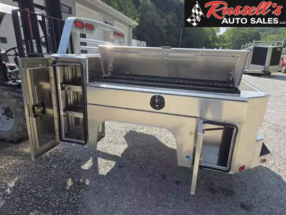 New 2027 Martin Truck Bodies Aluminum Gooseneck Service Body SRW 6.5' GMC / Chevy / Ford SMOOTH APPEARANCE Gooseneck Bodies