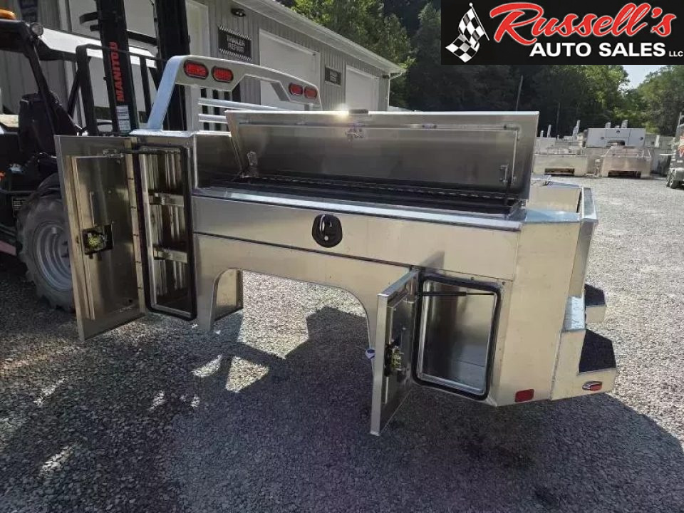 New 2027 Martin Truck Bodies Aluminum Gooseneck Service Body SRW 6.5' GMC / Chevy / Ford SMOOTH APPEARANCE Gooseneck Bodies