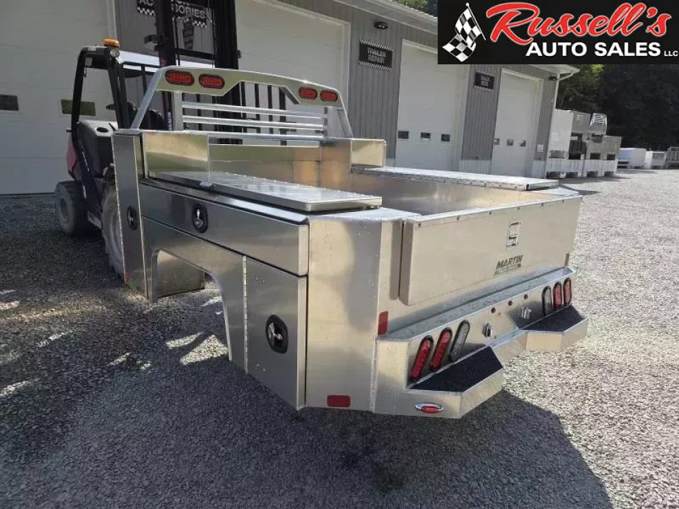 New 2027 Martin Truck Bodies Aluminum Gooseneck Service Body SRW 6.5' GMC / Chevy / Ford SMOOTH APPEARANCE Gooseneck Bodies