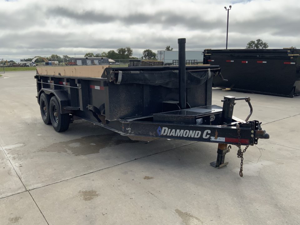 Used 2021 Diamond C Trailers LPT 207 82 X 14 Dump Trailer