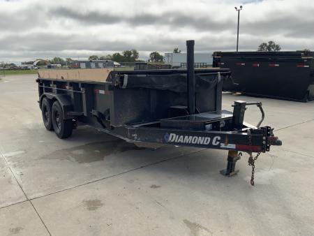 Used 2021 Diamond C Trailers LPT 207 82 X 14 Dump Trailer