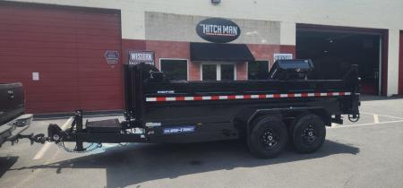 New 7 x 14 Sure-Trac Low-Pro Telescopic Dump Trailer 14k