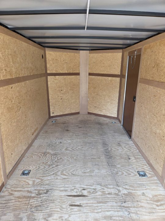 Used 2022 NationCraft Trailers 7x16 enclosed cargo trailer pre owned with ramp door Cargo / Enclosed Trailer