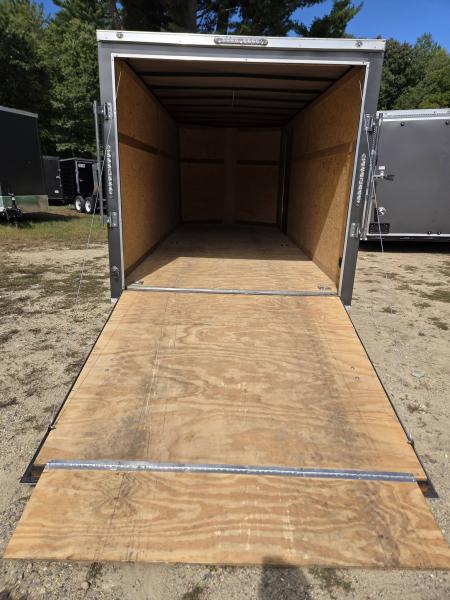 Used 2022 NationCraft Trailers 7x16 enclosed cargo trailer pre owned with ramp door Cargo / Enclosed Trailer