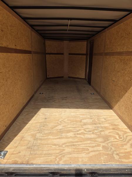 Used 2022 NationCraft Trailers 7x16 enclosed cargo trailer pre owned with ramp door Cargo / Enclosed Trailer