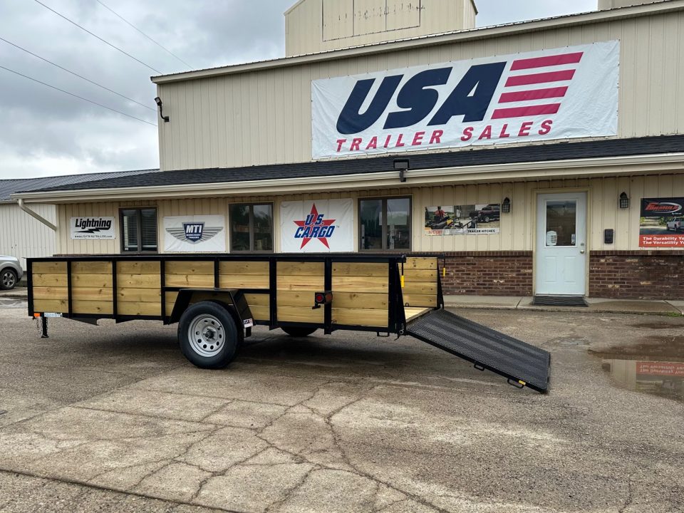 New 2026 AMO 76x14 Woodside Utility Trailer