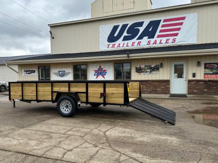 New 2026 AMO 76x14 Woodside Utility Trailer