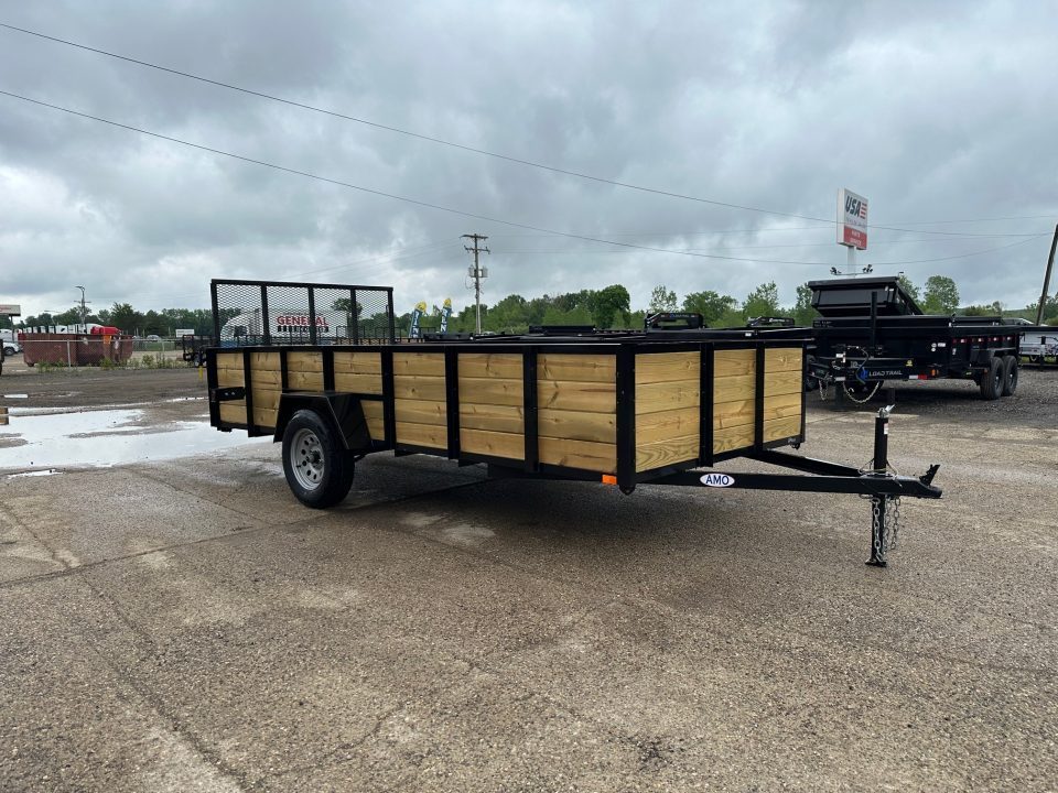 New 2026 AMO 76x14 Woodside Utility Trailer