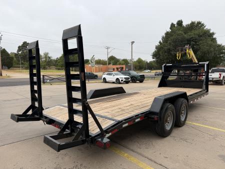 Used #253793 USED 2022 LOAD TRAIL GC 22 X 83 GOOSENECK EQUIPMENT HAULER W/ STAND UP RAMPS & 14 PLY TIRES