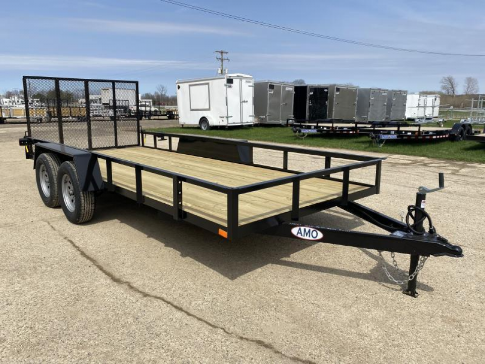New 2027 AMO 82x16 TA2 Low Side 7K Landscape Trailer