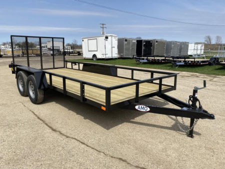 New 2027 AMO 82x16 TA2 Low Side 7K Landscape Trailer