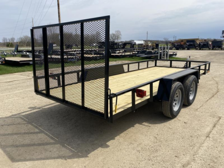New 2027 AMO 82x16 TA2 Low Side 7K Landscape Trailer