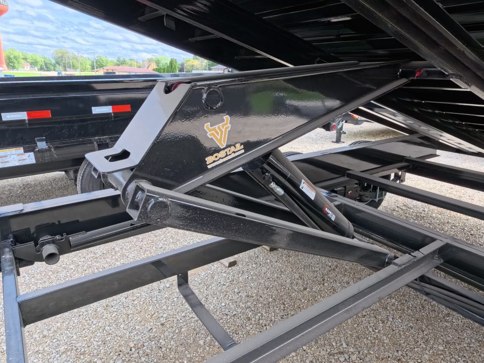 New 2027 Iron Bull 96 x 14 DDP Dump Trailer - Deckover with 2) 7K Straight Axles, Electric Brakes, TH-520 Scissor Hoist, Ramps and More!