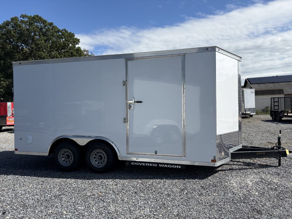 New 2027 Covered Wagon Trailers 8.5X16TA-10K GVWR Cargo / Enclosed Trailer