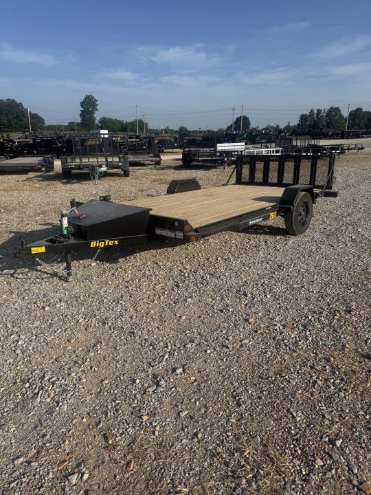 New 2027 Big Tex Trailers 35UT SINGLE AXLE UTILITY W/ BI-FOLD RAMP GATE/ 83X14 Utility Trailer