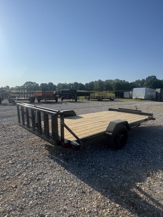 New 2027 Big Tex Trailers 35UT SINGLE AXLE UTILITY W/ BI-FOLD RAMP GATE/ 83X14 Utility Trailer
