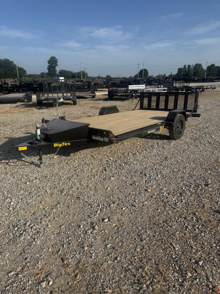 New 2027 Big Tex Trailers 35UT SINGLE AXLE UTILITY W/ BI-FOLD RAMP GATE/ 83X14 Utility Trailer