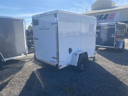 New 2027 US Cargo 5x8 V-Nose 3k Ramp Door w/5ft 6in Interior Cargo / Enclosed Trailer