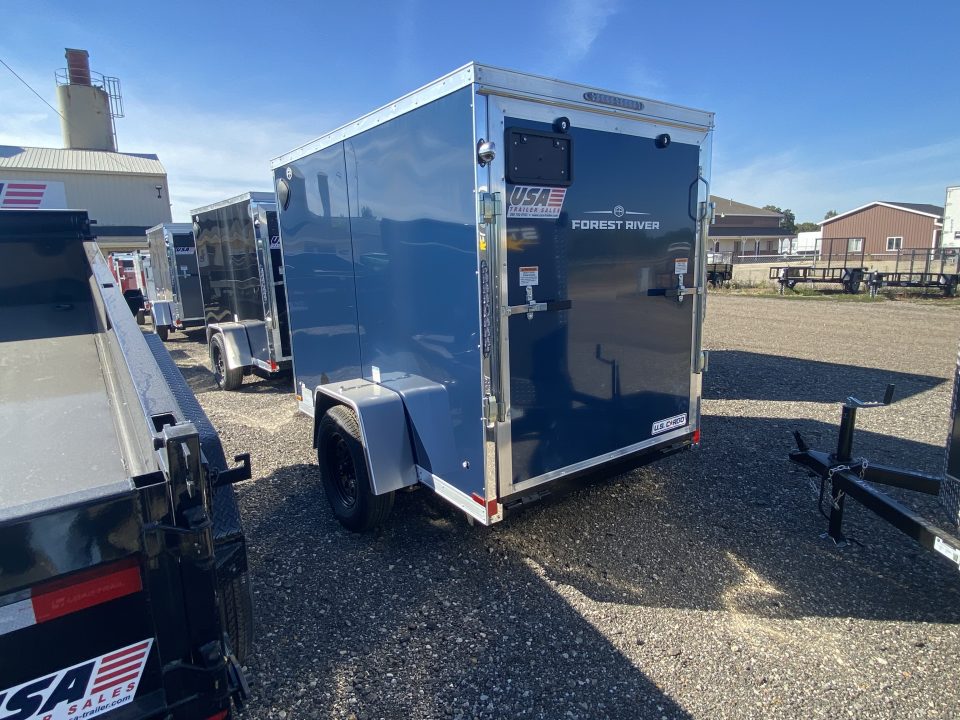 New 2027 US Cargo 5x8 V-Nose 3k Ramp Door w/5ft 6in Interior Cargo / Enclosed Trailer