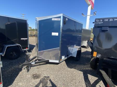 New 2027 US Cargo 5x8 V-Nose 3k Ramp Door w/5ft 6in Interior Cargo / Enclosed Trailer