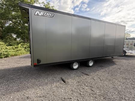 New 2027 Nitro 101X22 Deckover Drive in/out Snowmobile Trailer