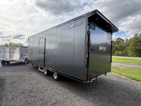 New 2027 Nitro 101X22 Deckover Drive in/out Snowmobile Trailer