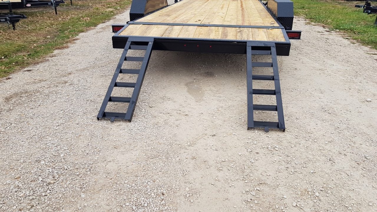 New 2027 MEB 7x20 Open Wood Deck Auto Hauler Car / Racing Trailer