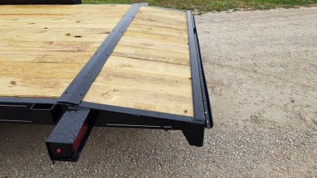 New 2027 MEB 7x20 Open Wood Deck Auto Hauler Car / Racing Trailer