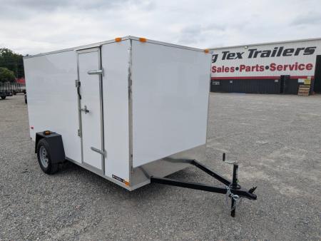 New 2027 Covered Wagon Trailers Light Duty Economy 6x12 w/ Ramp Cargo / Enclosed Trailer