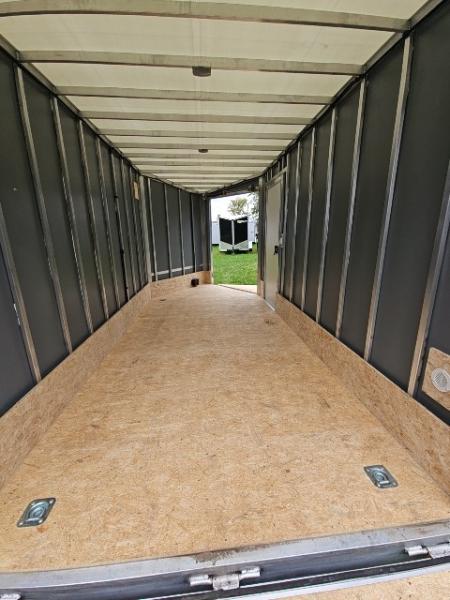New 7X19 Stealth Trailer 2 place Snowmobile Trailer Aluminum Frame