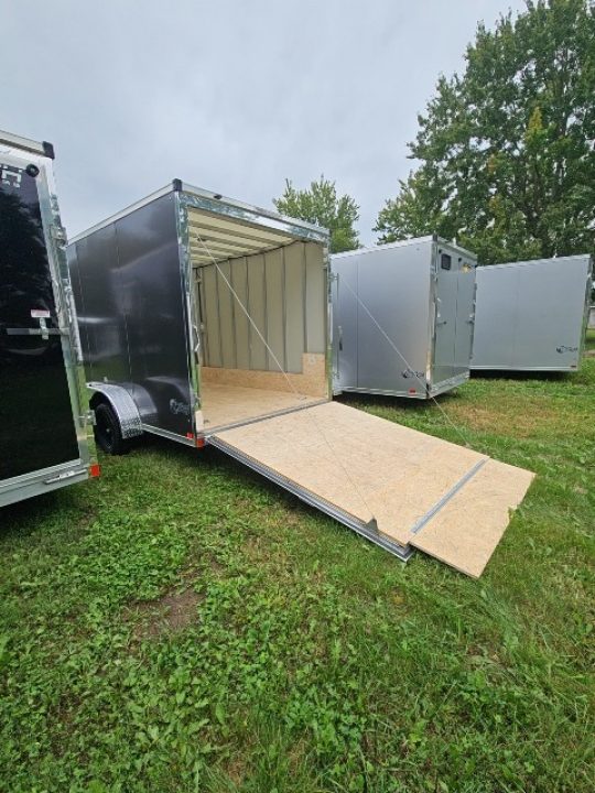 New 7X19 Stealth Trailer 2 place Snowmobile Trailer Aluminum Frame
