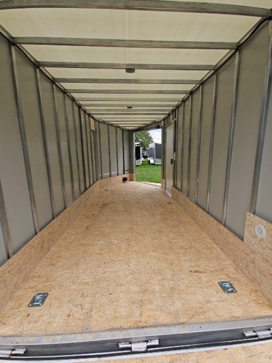 New 7X19 Stealth Trailer 2 place Snowmobile Trailer Aluminum Frame