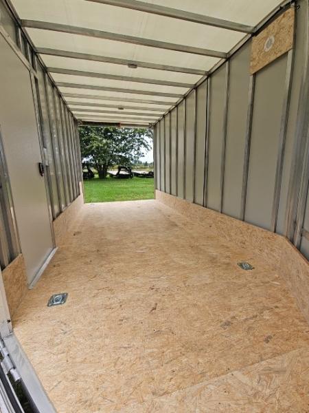 New 7X19 Stealth Trailer 2 place Snowmobile Trailer Aluminum Frame